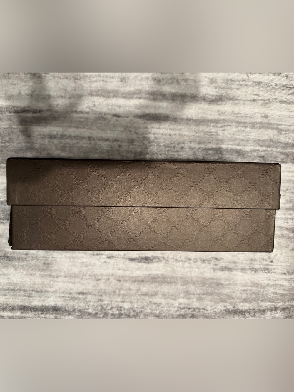 Gucci Brown Box with Gold Logo and Branded Tissue - Picture 5 of 10